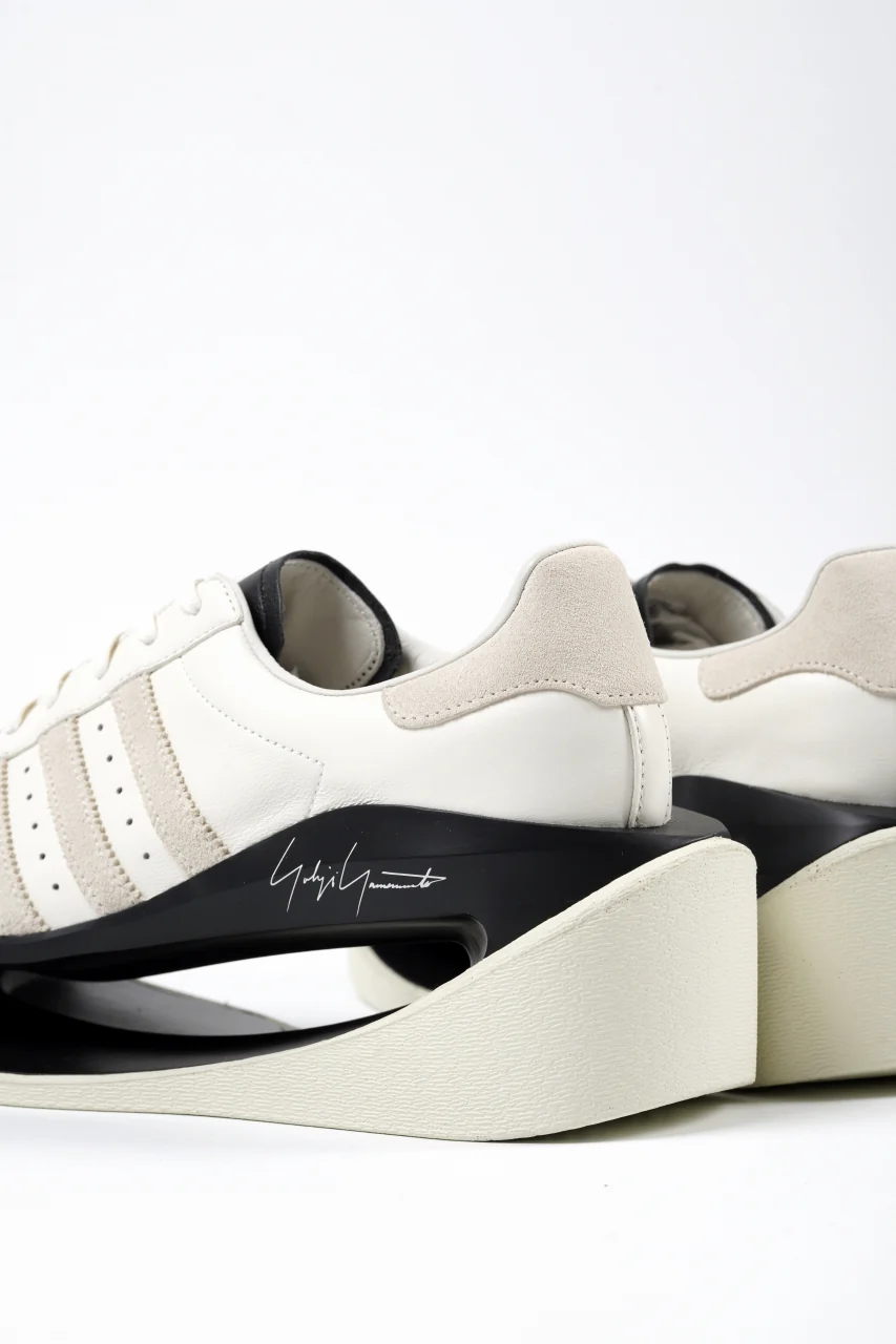 Y-3 Yohji Yamamoto GENDO SUPER STAR (OFF WHITE×ALUMINIUM×BLACK) - Image 14