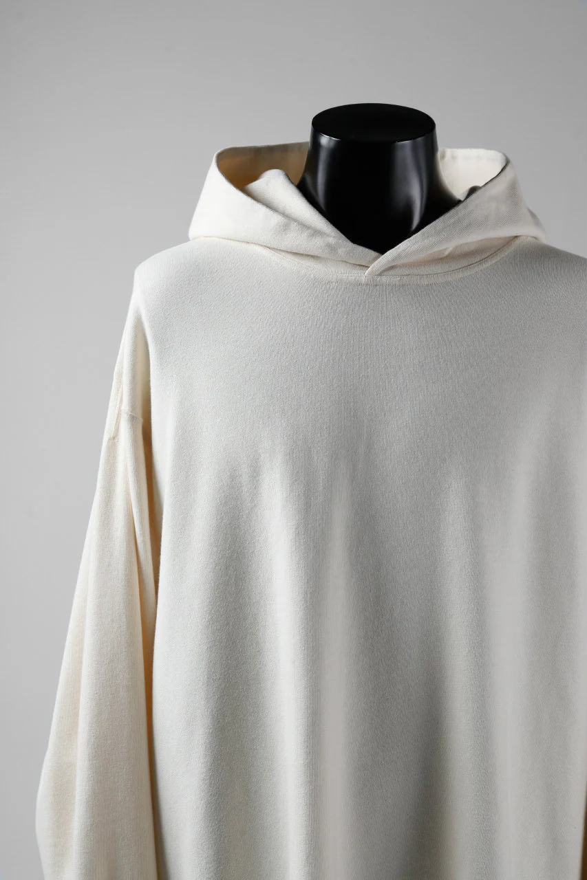 Y-3 Yohji Yamamoto LAYERED BACK LOGO HOODIE / FRENCH TERRY (MULTI BEIGE) - Image 13
