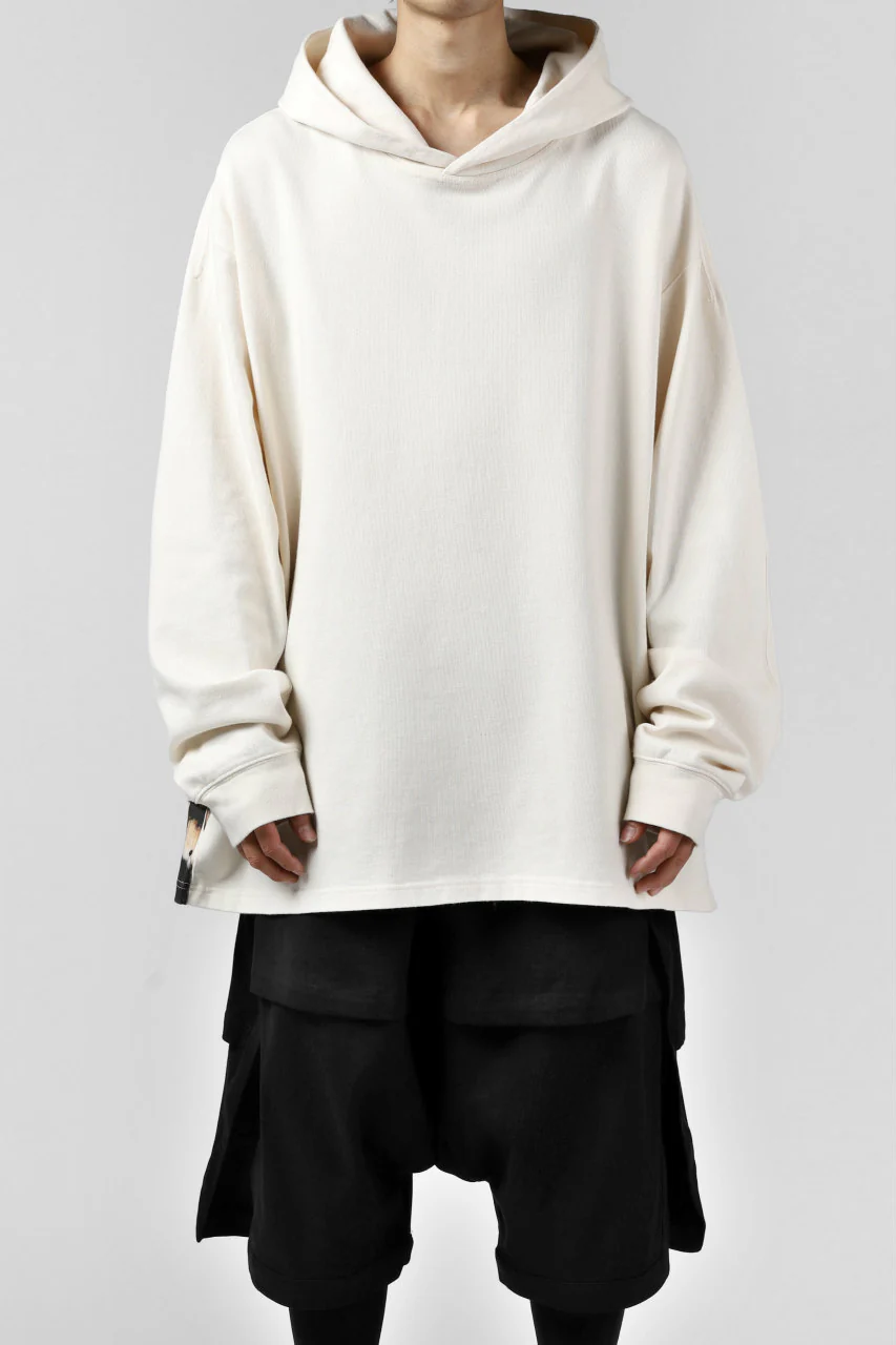 Y-3 Yohji Yamamoto LAYERED BACK LOGO HOODIE / FRENCH TERRY (MULTI BEIGE) - Image 29