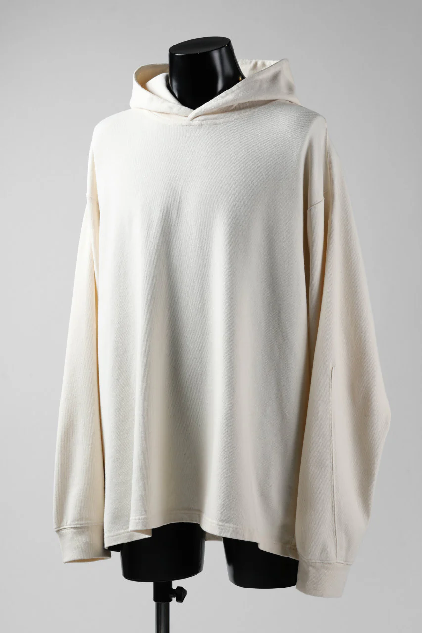 Y-3 Yohji Yamamoto LAYERED BACK LOGO HOODIE / FRENCH TERRY (MULTI BEIGE) - Image 7