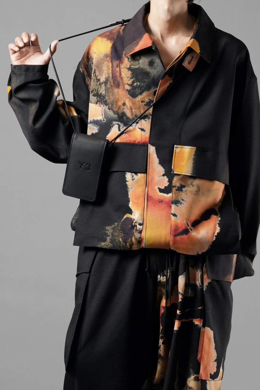 Y-3 Yohji Yamamoto PHONE CASE (BLACK) - Image 13