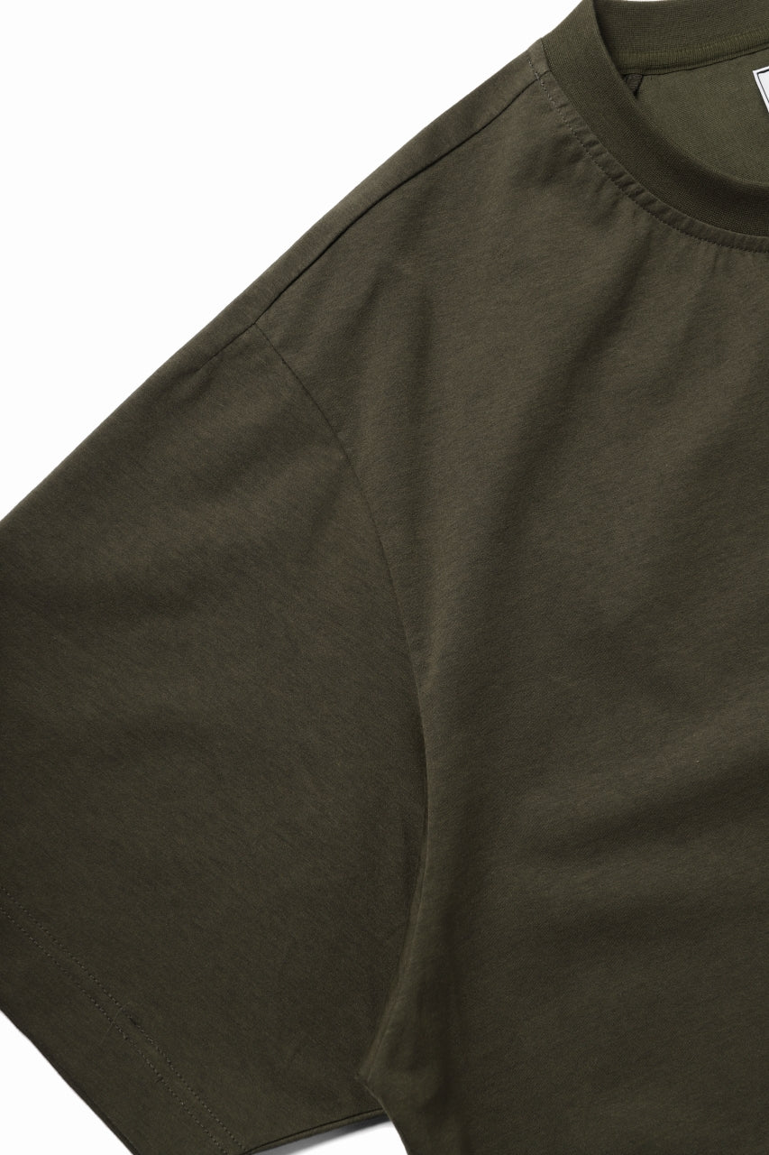 Y-3 Yohji Yamamoto STRINGS POCKET TEE / PAPER JERSEY (KHAKI) - Image 22