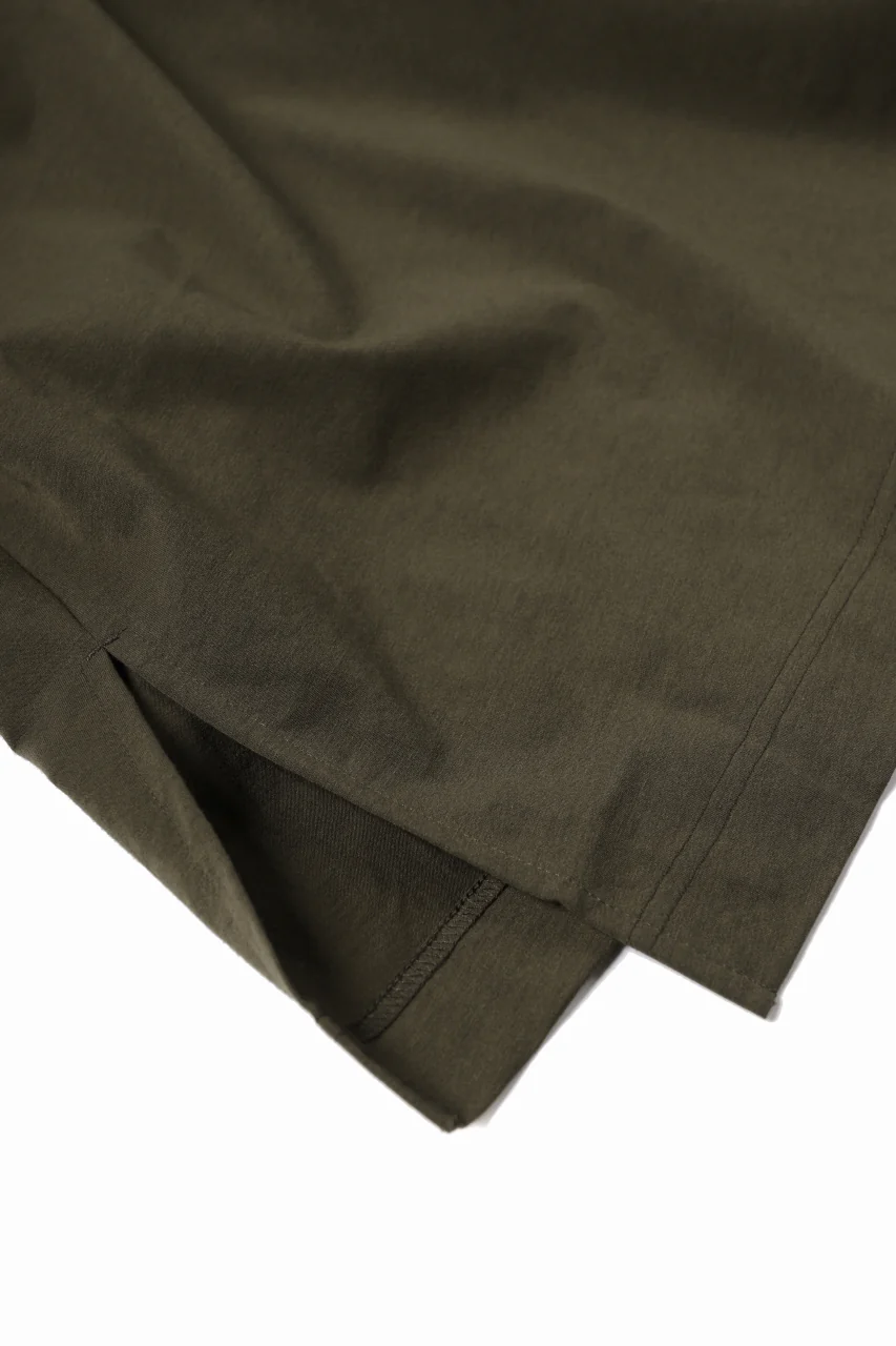 Y-3 Yohji Yamamoto STRINGS POCKET TEE / PAPER JERSEY (KHAKI) - Image 26