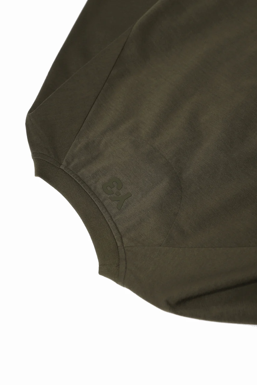 Y-3 Yohji Yamamoto STRINGS POCKET TEE / PAPER JERSEY (KHAKI) - Image 27