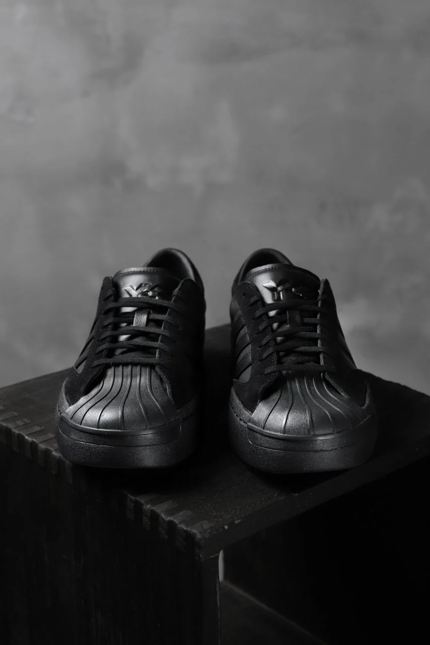 Y-3 Yohji Yamamoto YOHJI STAR / SNEAKERS (LOW) (BLACK) - Image 4