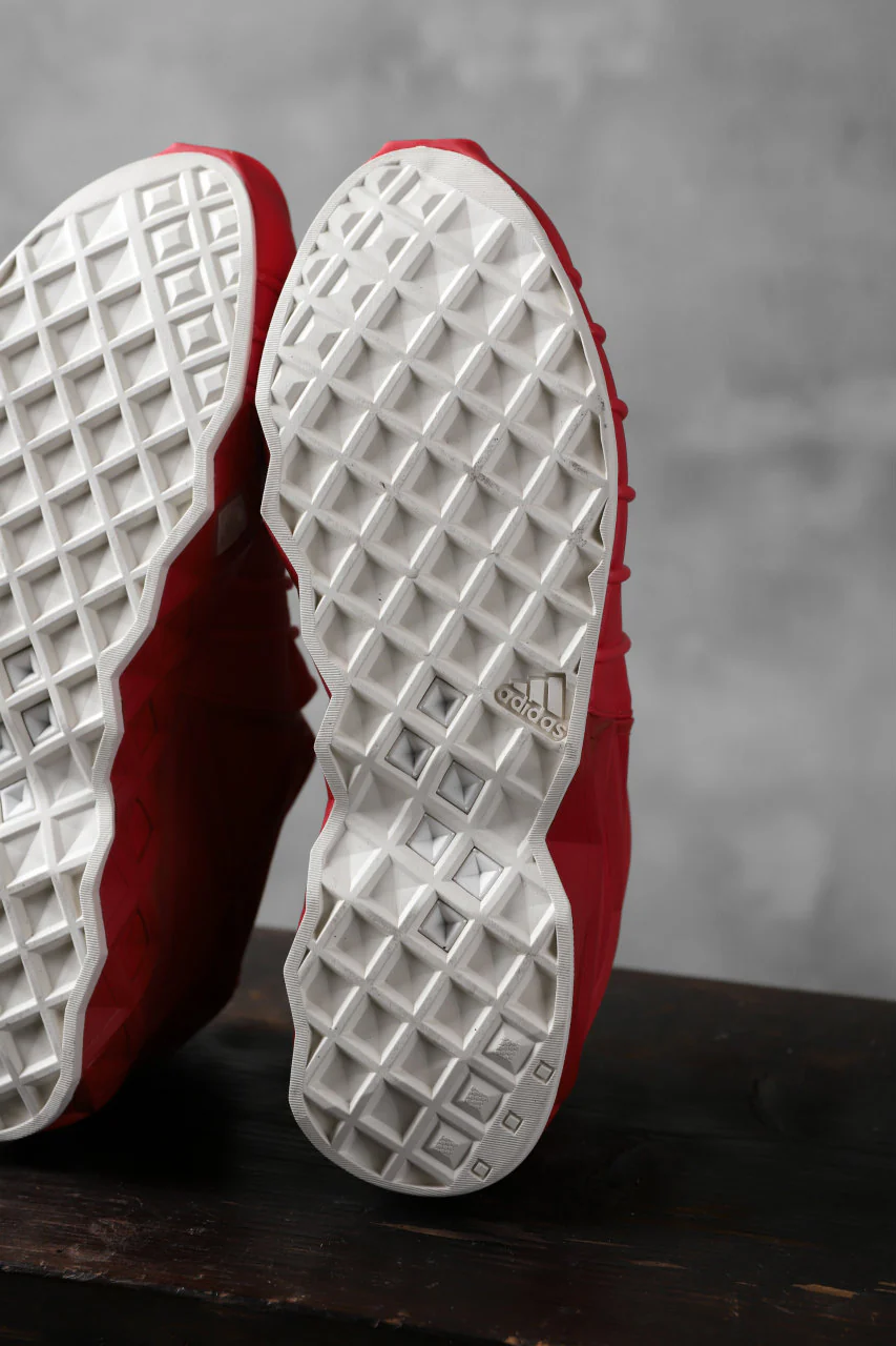 Y-3 Yohji Yamamoto (YUUTO) MIX TEXTILE LOW -CUT SNEAKERS (RED) - Image 24