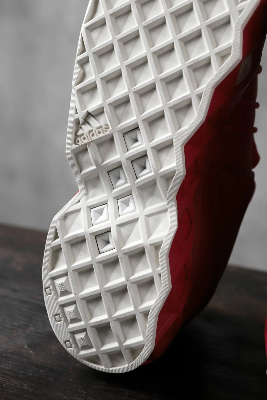 Y-3 Yohji Yamamoto (YUUTO) MIX TEXTILE LOW -CUT SNEAKERS (RED) - Image 26