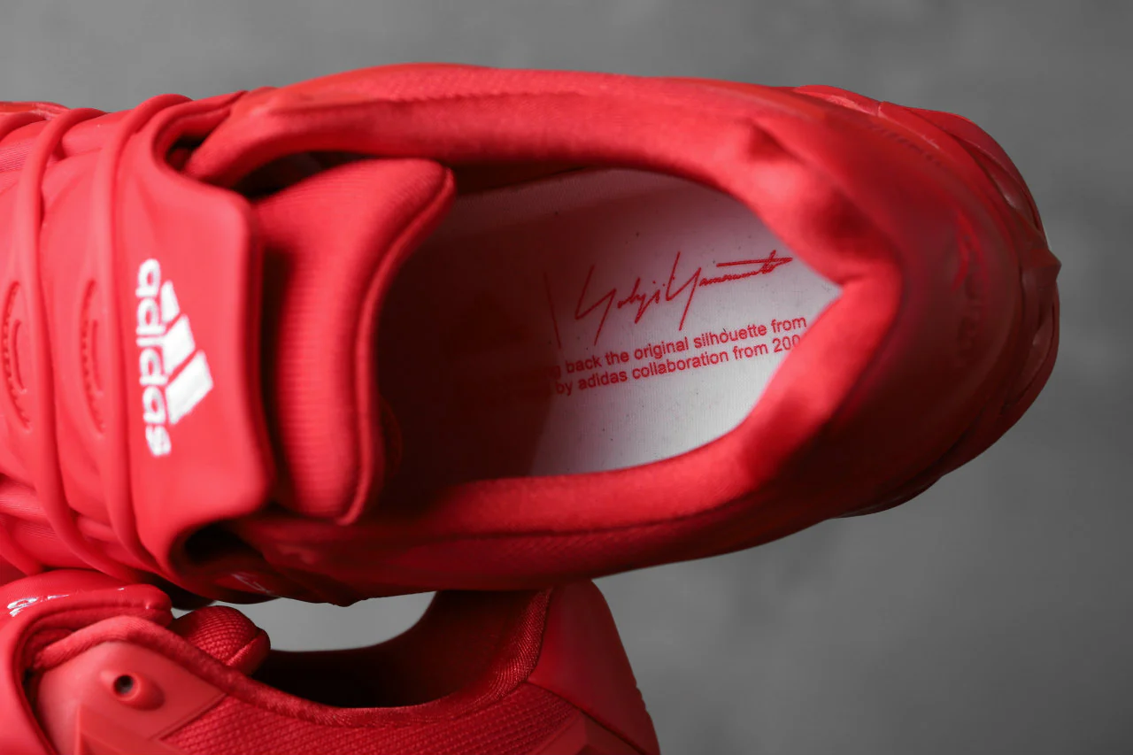 Y-3 Yohji Yamamoto (YUUTO) MIX TEXTILE LOW -CUT SNEAKERS (RED) - Image 35