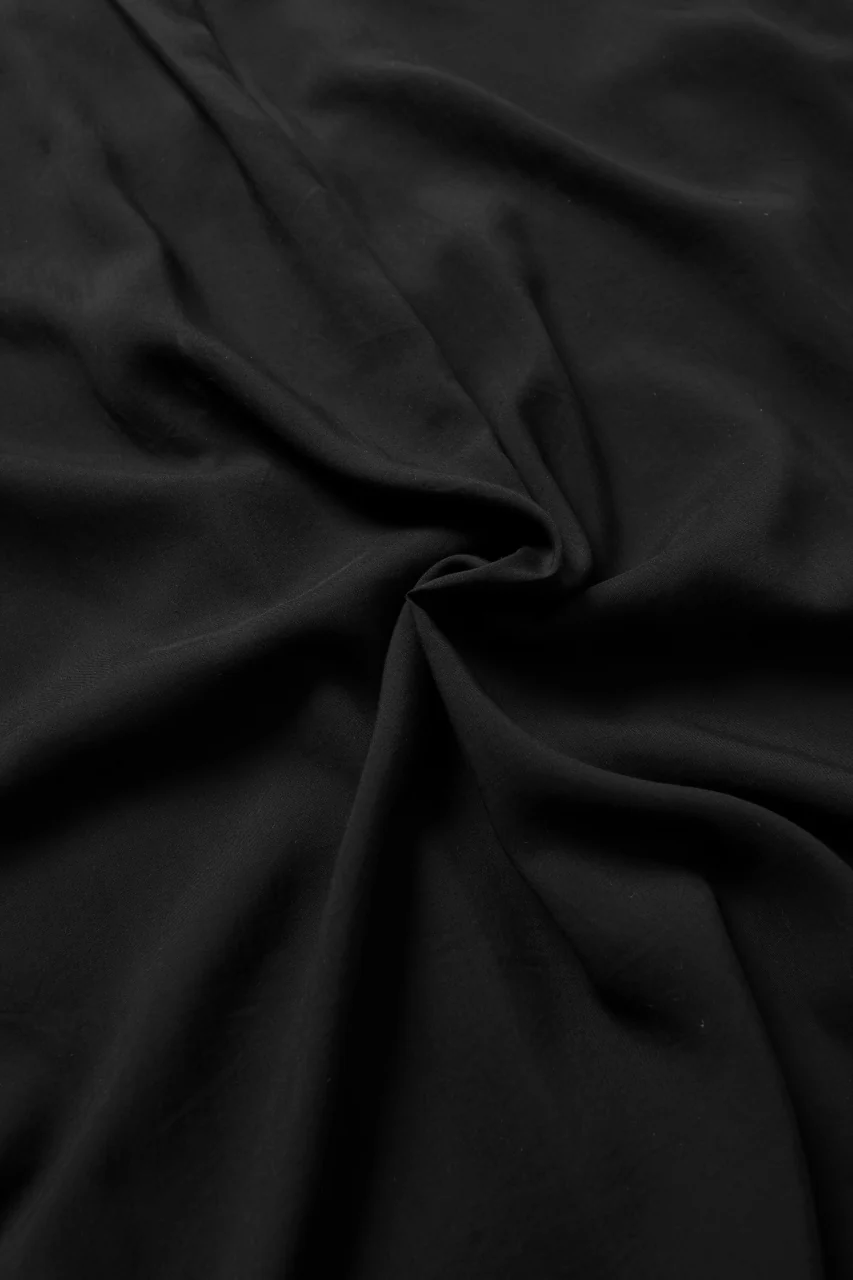 Y's for men REGULAR COLLAR SHIRT WITH BLACK FLOWER PRINT (BLACK) - Image 12