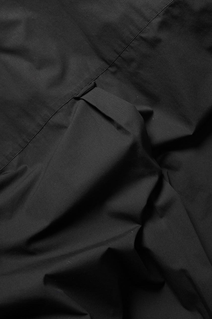 Y's for men SPARE COLLAR SHIRT / 40 BROAD COTTON (BLACK) - Image 12