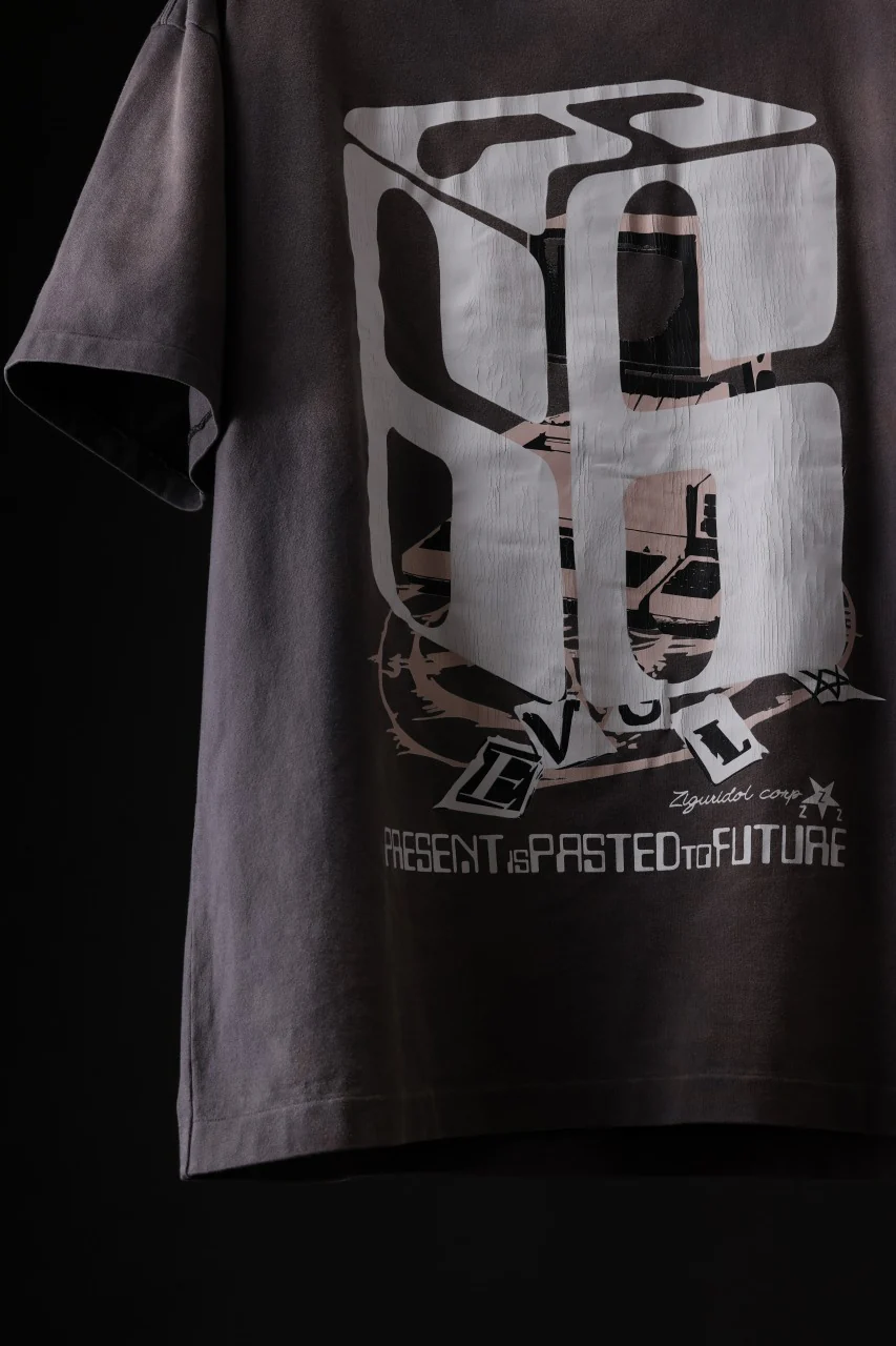 ZIG UR IDOL FADED & CRACKED SS TOPS - 666 (VINTAGE GREY) - Image 10