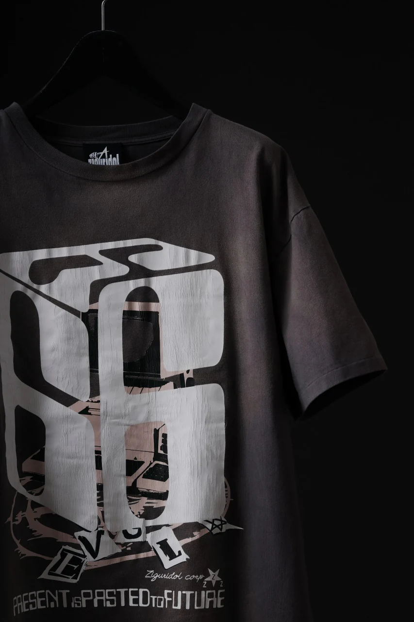 ZIG UR IDOL FADED & CRACKED SS TOPS - 666 (VINTAGE GREY) - Image 11