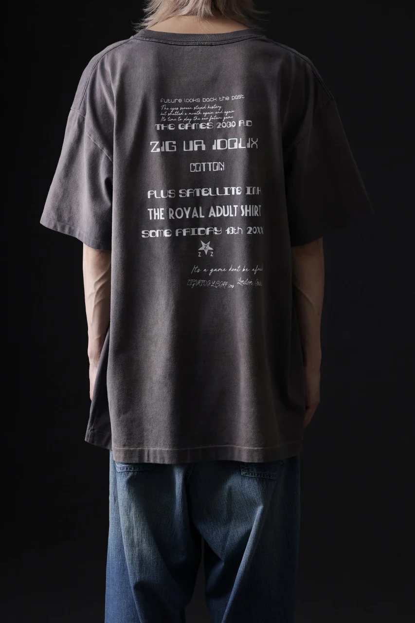 ZIG UR IDOL FADED & CRACKED SS TOPS - 666 (VINTAGE GREY) - Image 17