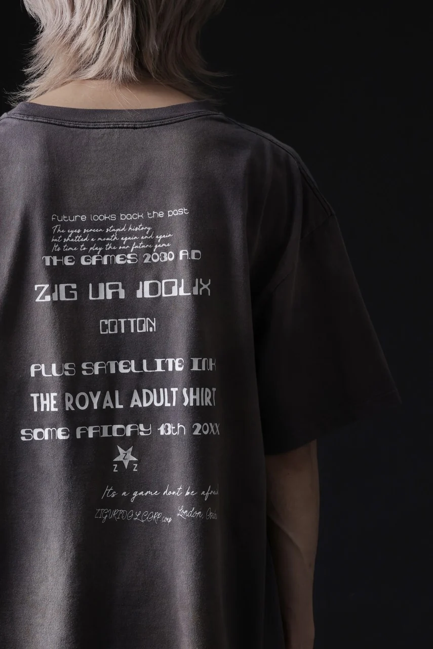 ZIG UR IDOL FADED & CRACKED SS TOPS - 666 (VINTAGE GREY) - Image 24