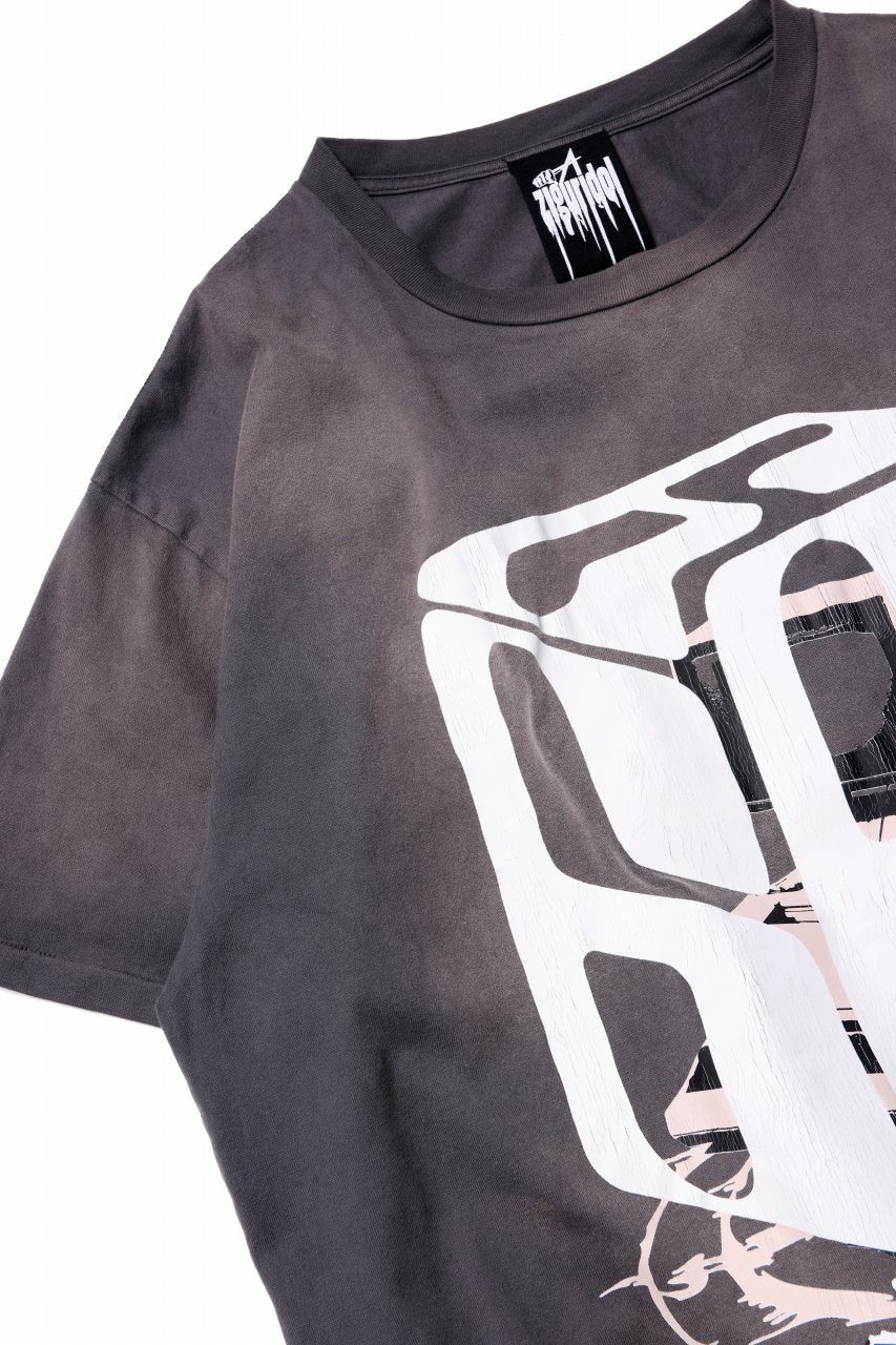 ZIG UR IDOL FADED & CRACKED SS TOPS - 666 (VINTAGE GREY) - Image 5
