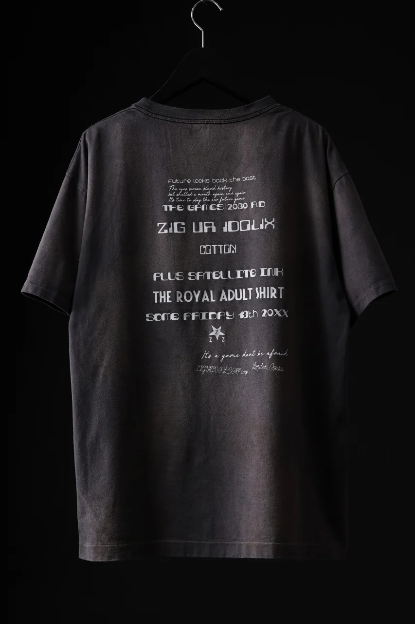 ZIG UR IDOL FADED & CRACKED SS TOPS - 666 (VINTAGE GREY) - Image 8