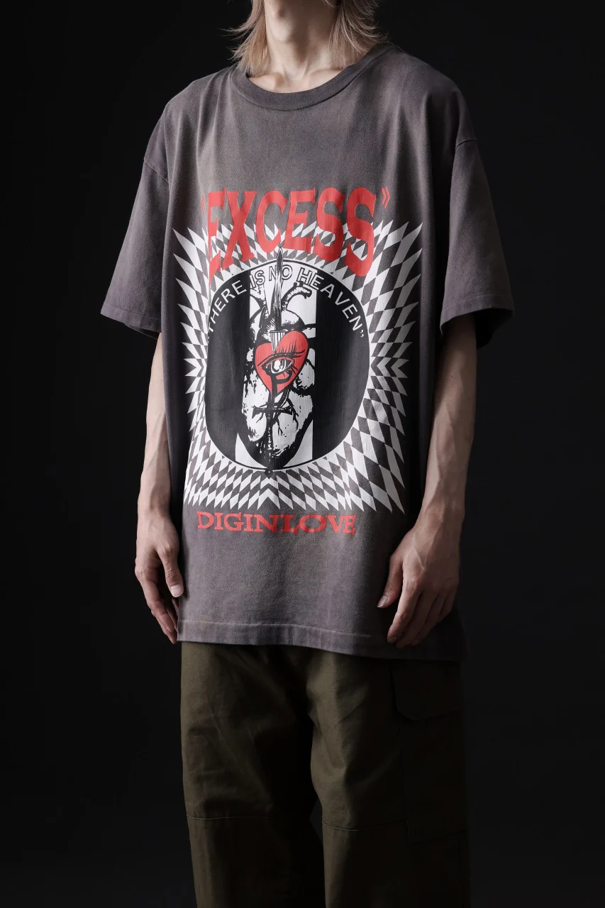 ZIG UR IDOL FADED & CRACKED SS TOPS - EXCESS (VINTAGE GREY) - Image 12