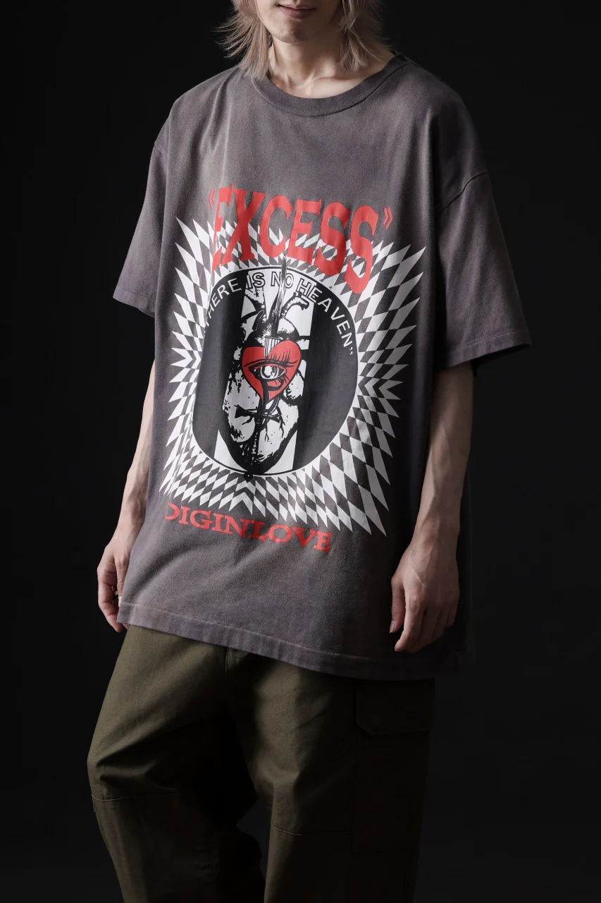 ZIG UR IDOL FADED & CRACKED SS TOPS - EXCESS (VINTAGE GREY) - Image 13