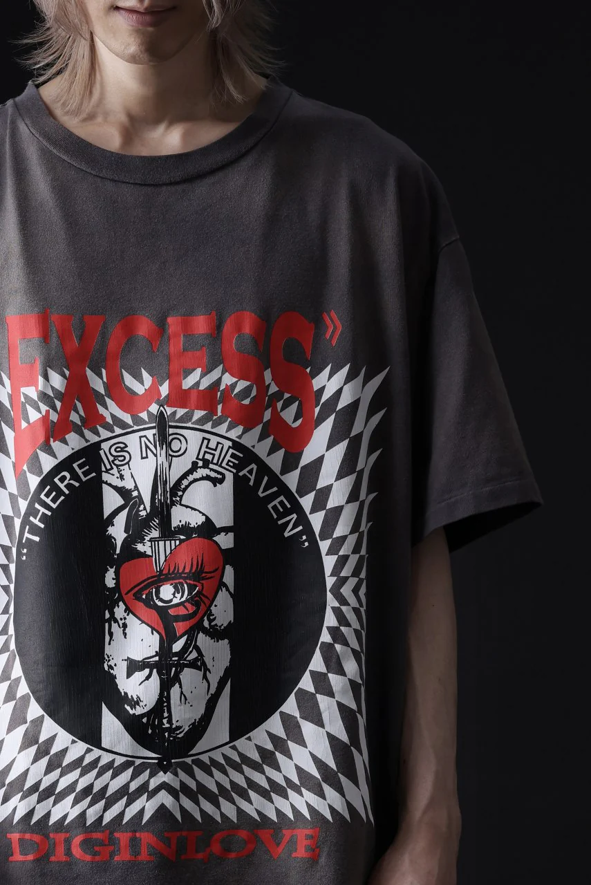 ZIG UR IDOL FADED & CRACKED SS TOPS - EXCESS (VINTAGE GREY) - Image 16