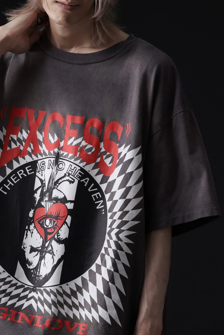 ZIG UR IDOL FADED & CRACKED SS TOPS - EXCESS (VINTAGE GREY) - Image 17