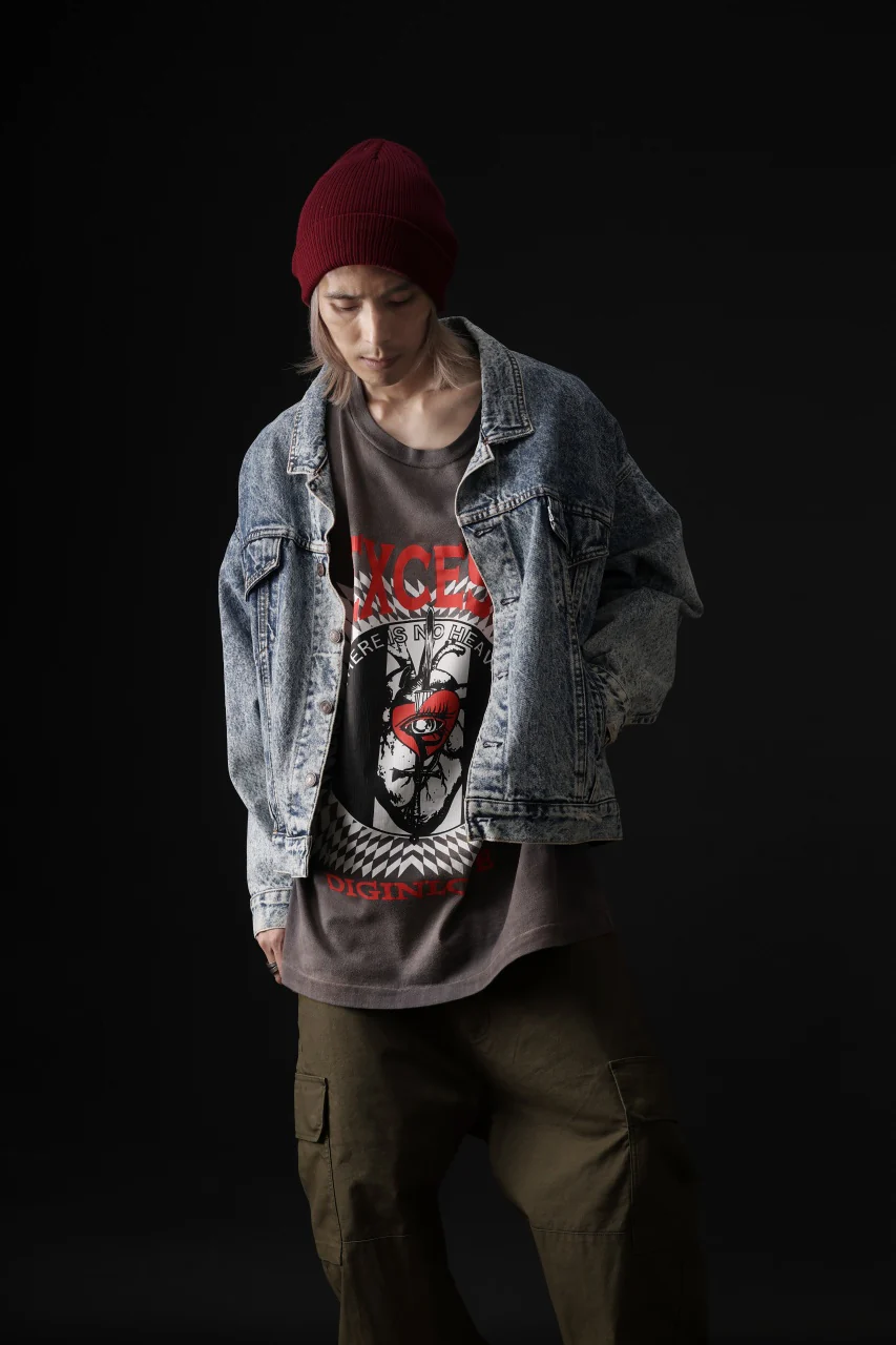 ZIG UR IDOL FADED & CRACKED SS TOPS - EXCESS (VINTAGE GREY) - Image 20